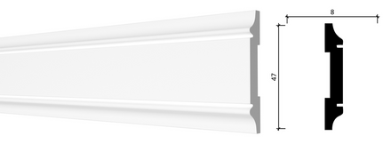 Молдинг Decor Dizayn DD32 (47*8*2000)/64